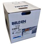 1000ft Solid Shielded F/UTP CAT5e (350MHz) Network Cable - FT6/CMP - Belden 1213F - Blue